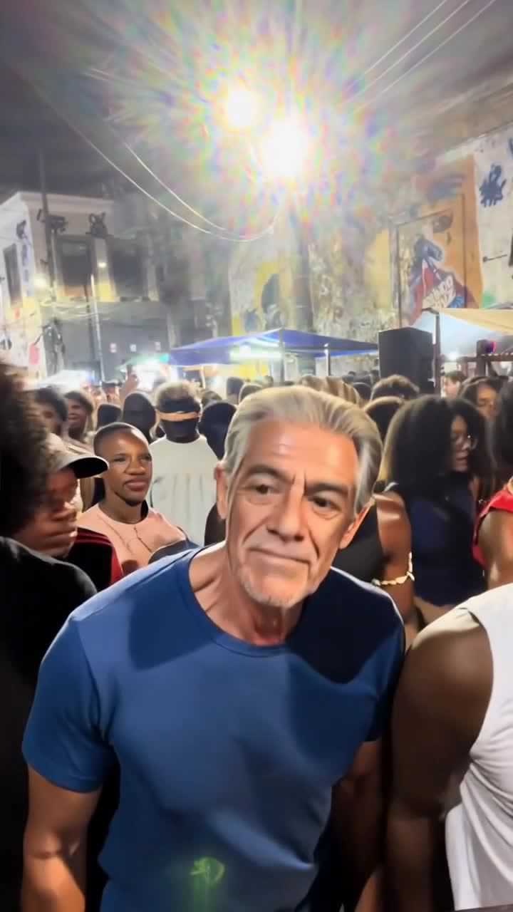 Exemplo de vídeo de Baile Charme IA, versão Vovô / Vovó